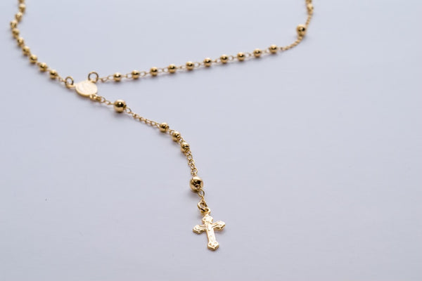 Rosary mini cross